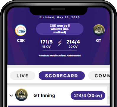 Real-time Cricket Score Updates on the Go!